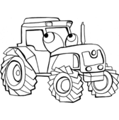 Traktor med ögon
