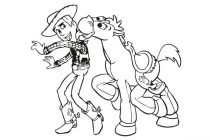 Kowboy med häst